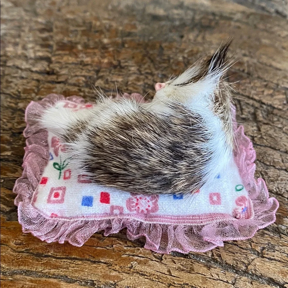🐈Vintage🐈Cat Sleeping on Pillow - Picture 5 of 8